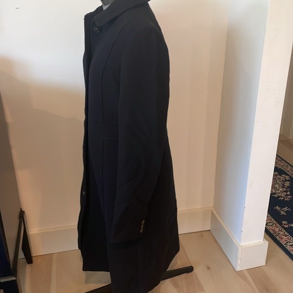 J. Crew Classic Lady Day Trench Coat in Italian Double-Cloth Wool Thinsulate 14T - Picture 6 of 11